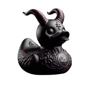 GOTH RESIN HORNED DUCK